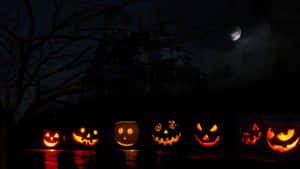 Halloween græskar baggrund — Halloween GIF Wallpapers