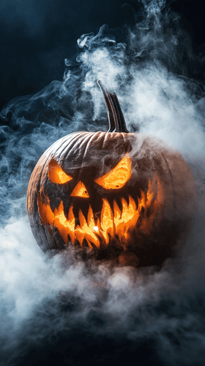 Halloween, Halloween æstetik, Halloween æstetisk baggrund, Røg, Røg baggrund, Røg sort baggrund, Røg blå — Sødt halloween Wallpapers