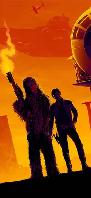 Han Solo og Chewbacca i Solo: A Star Wars Story — Motorola Wallpapers