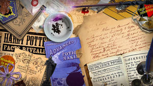 Harry Potter Æstetisk Trylledrikbog — Harry potter æstetik Wallpapers