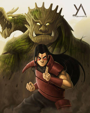Hashirama-telefon med trædrage — Anime telefon Wallpapers