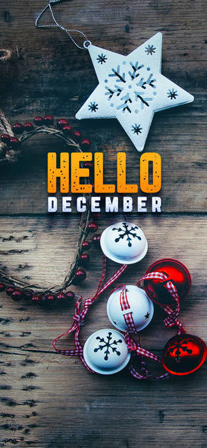 Hej December Feriepynt wallpaper — iPhone 18 Pro Wallpapers