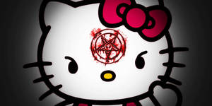 Hello Kitty Halloween Blodigt Mærke tapet — Hello Kitty Halloween Wallpapers
