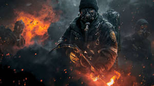 The Division 2 Flammekastere tapet. — 2560x1440 Wallpapers