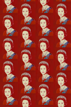 Hendes Majestæt Dronning Elizabeth II i kongelig dragt — Vivo Pad SE Wallpapers