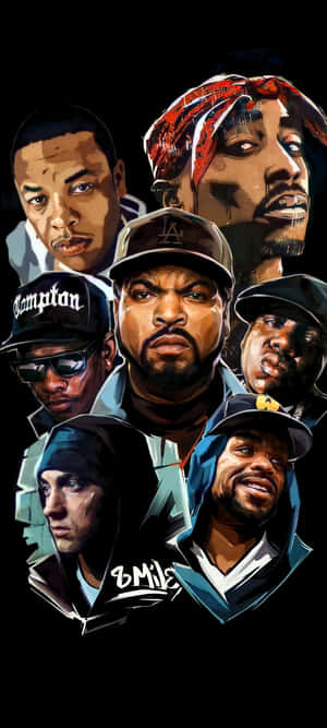 Rapper Collage — Pixel 9 Wallpapers