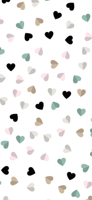 Hjertevarm Valentinsdag Baggrund — iPhone 12 Pro Wallpapers