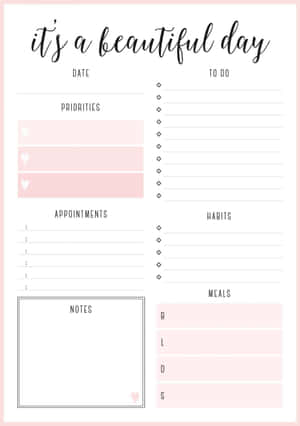 Planner-billeder — iPad Pro 11 Wallpapers