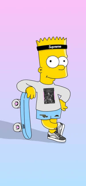 Simpsons baggrund — Huawei Mate X Wallpapers