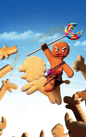 Honningkagemand fra Shrek wallpaper — Moto Pad 60 Neo Wallpapers