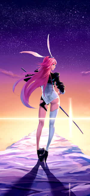 Hot Anime Yae Sakura Honkai — Vivo V50e Wallpapers