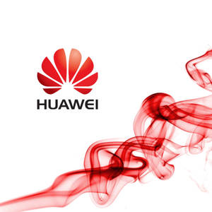 Huawei mærke rød røg tapet