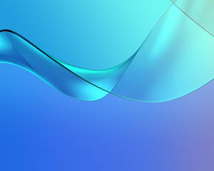Huawei MediaPad M5 blå kurver tapet — Huawei Wallpapers