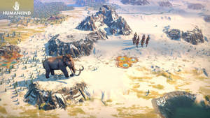 Humankind Pre-Alpha Vinterkort baggrund — Daggry Wallpapers