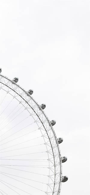 Hvid iPhone Pariserhjul — Samsung galaxy s22 Wallpapers