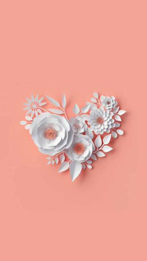 Hvid kunstig blomst Floral iPhone