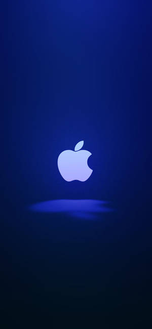 Hvidt oplyst Apple-logo iPhone — Galaxy S26 Ultra Wallpapers