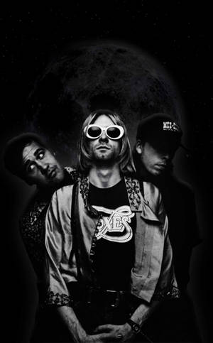 Ikonisk Nirvana-band i et humoristisk øjeblik — Galaxy Tab Active Wallpapers