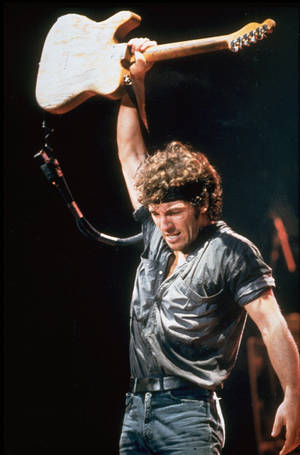 Ikonisk rockstjerne Bruce Springsteen optræder live — Xiaomi Pad 7 Ultra Wallpapers