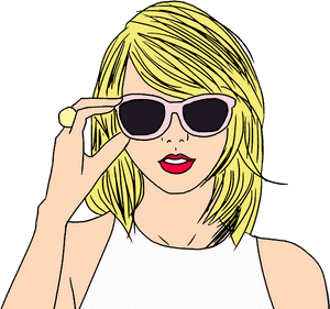 Gennemsigtigt retssalsklip - Taylor Swift klip gennemsigtig, HD PNG-download