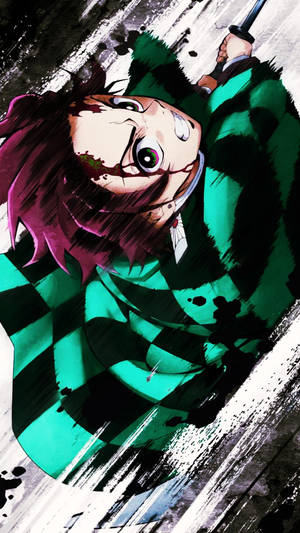 Illustration Demon Slayer Telefon Tanjiro — Djævlejæger Wallpapers