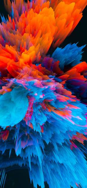 Hallucinatorisk supreme blast baggrund — iPhone 15 Pro Wallpapers