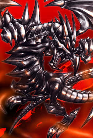 Imponerende YuGiOh Drager viser deres styrke — iPad Mini Wallpapers