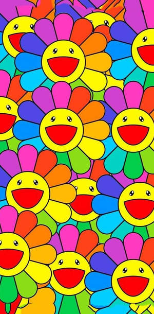 Indie Kid æstetik solsikke smilende ansigter — Indie kid æstetik Wallpapers