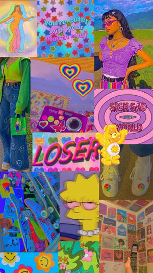 Indie Kid æstetik i lilla tema — Indie kid æstetik Wallpapers