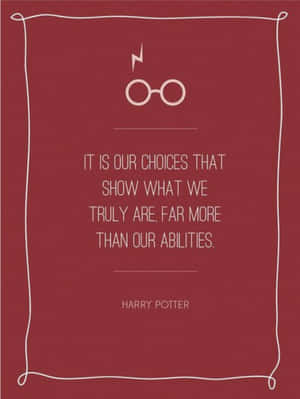 Inspirerende Harry Potter-citater baggrund — Kindle Wallpapers