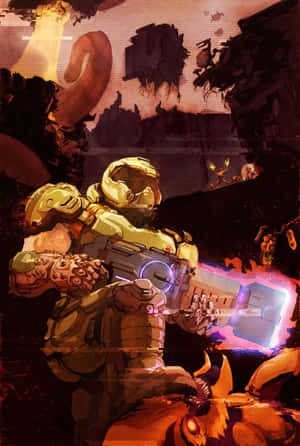 Doom-baggrund — iPad Pro Wallpapers