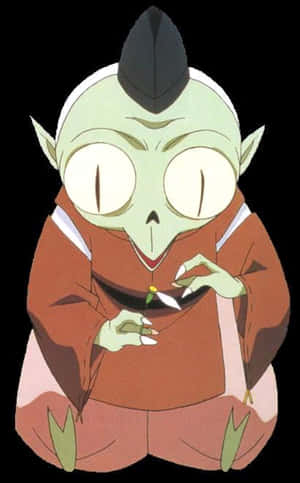 Inuyasha Jaken - Den loyale tjener i aktion — Galaxy Z Fold 8 Wallpapers