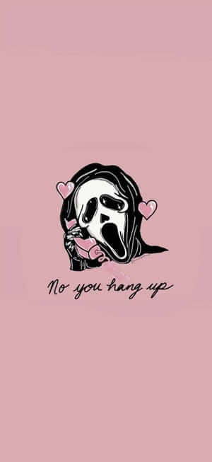 Pink Halloween baggrund — ZTE Axon 60 Lite Wallpapers