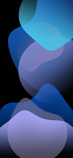 IOS 13 Lilla Mørk Tilstand tapet — iPhone 16 Wallpapers