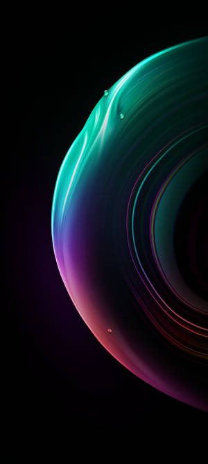Ios 15 neonkugle baggrund — Honor Play 80 Pro Wallpapers