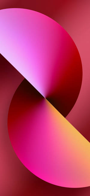 Iphone 13 lys rød cirkel tapet — iPhone 16 Pro Max Wallpapers