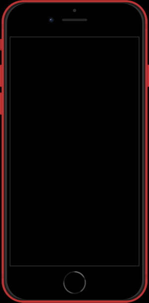 iPhone 8 Rød Front