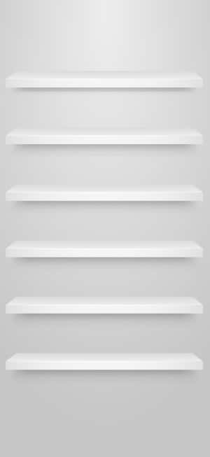 iPhone hvide hylder — OnePlus Nord 4 Wallpapers