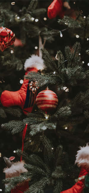 iPhone jul æstetiske kugler 2018 — Huawei nova Wallpapers