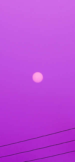 Iphone Lavendel Æstetisk Månehimmel — Tecno Spark Go 3 Wallpapers