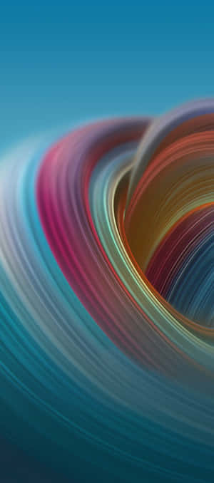 iPhone X abstrakt flerfarvet malstrøm — Oppo Find X Wallpapers