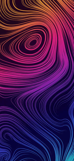 iPhone X Abstrakte Hvirvler — Galaxy A27 Wallpapers