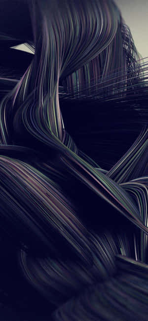 iPhone X Abstrakte Mørke Linjefletninger — Oppo Find X8s Wallpapers