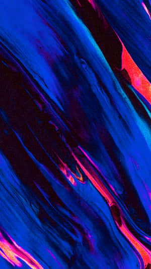 iPhone X abstrakt blå og magenta — Abstrakt Wallpapers