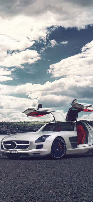 iPhone X AMG GT-R Baggrund — Honor Play 70C Wallpapers