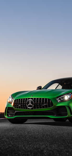 Iphone X Amg Gt-r Baggrund — Solopgang Wallpapers