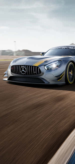 iPhone X AMG GT-R Baggrund — iPhone 15 Wallpapers