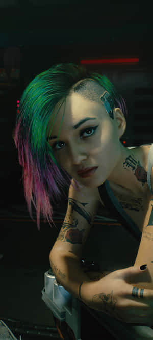Iphone X Cyberpunk 2077 baggrund — Vivo T5 Lite Wallpapers
