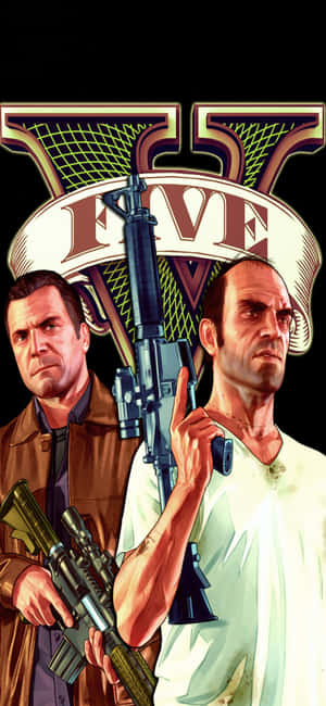 Iphone X Grand Theft Auto V Baggrund — Samsung Galaxy S20 Wallpapers