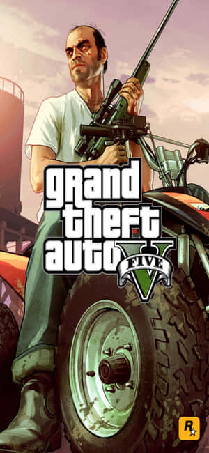 Iphone X Grand Theft Auto V Baggrund — Oppo F33 Pro Wallpapers
